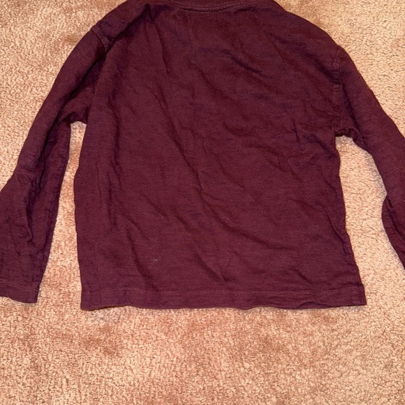Old Navy Kids Deep Purple Long Sleeve Tee - Picture 3 of 3